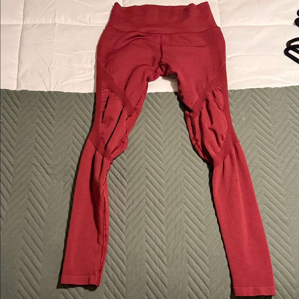 Alphalete Women's Burgundy Leggings